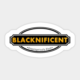 Blacknificent Sticker